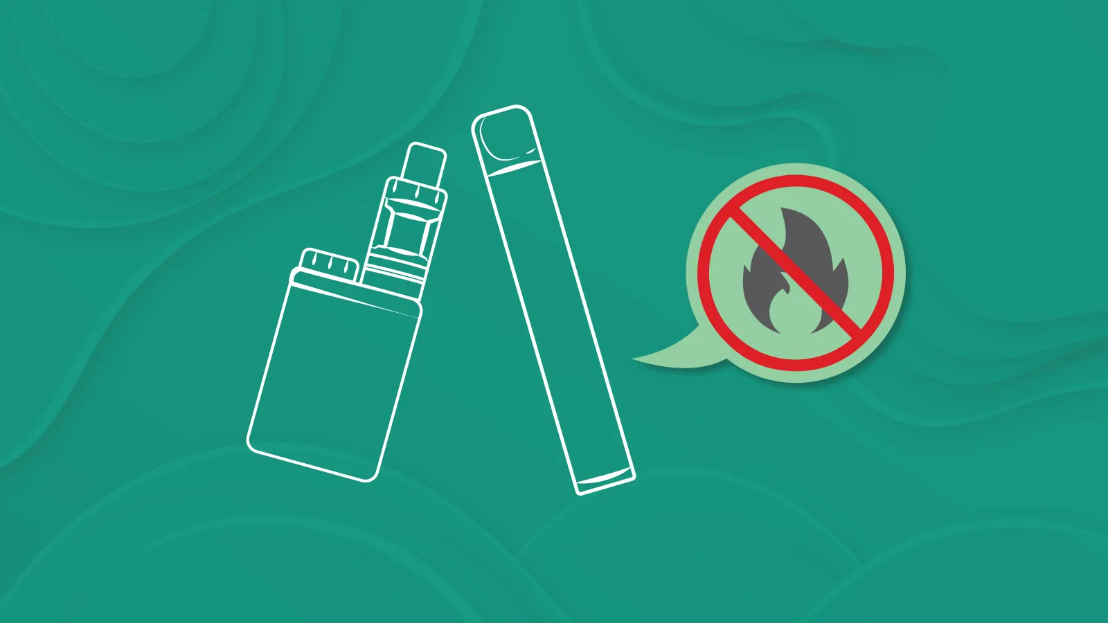 Ilustrasi untuk Perbedaan Profil Risiko: Rokok vs Vape (Rokok Elektronik)