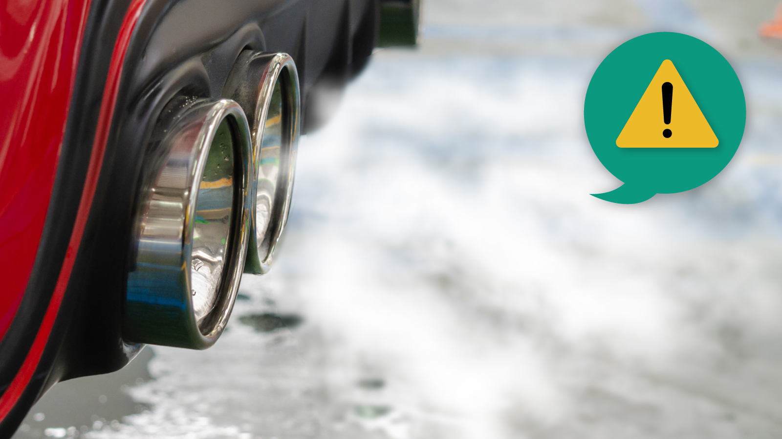 Ilustrasi untuk Bahaya Asap Knalpot Putih untuk Mesin dan Kesehatan